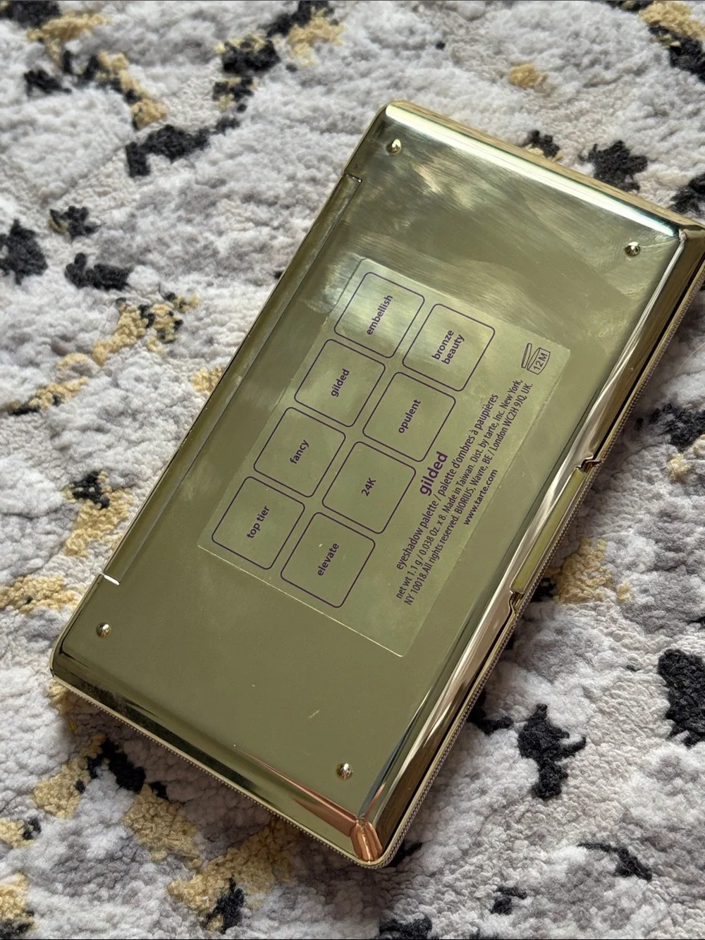 ❤️$10 Tarte Gilded 8 Pan Eyeshadow Palette .038oz x 8